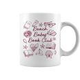 Reading Book Lover Bookish Summer Beach Babes Book Club Graphic Print Coffee Mug Reading Book Lover Bookish Summer Beach Babes Book Club Graphic Print Coffee Mug