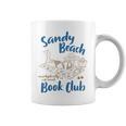 Reading Book Lover Bookish Summer Sandy A Beach Book Club Graphic Print Coffee Mug