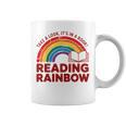 Reading Book Rainbow Literacy Learning Premium Tri-Blend Graphic Print Coffee Mug