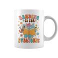 Reading Is For Everyone Book Lover Bookworm Bookish Groovy Graphic Print Coffee Mug