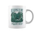 Reading Is My Favorite Sport Book Lover Bookworm Graphic Print Coffee Mug