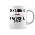 Reading Is My Favorite Sport Book Lover Quote Graphic Print Coffee Mug Reading Is My Favorite Sport Book Lover Quote Graphic Print Coffee Mug