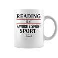 Reading Is My Favorite Sport Book Lover Saying Quote Graphic Print Coffee Mug Reading Is My Favorite Sport Book Lover Saying Quote Graphic Print Coffee Mug