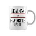 Reading Is My Favorite Sport Book Worms Premium Tri-Blend Graphic Print Coffee Mug