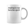 Reading Is My Favorite Sport Bookish Book Reader Graphic Print Coffee Mug