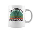 Reading Is Fundamental For Teacher Nerdy Book Lover Graphic Print Coffee Mug