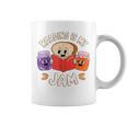 Reading Is My Jam Bookworm Book Librarian Graphic Print Coffee Mug Reading Is My Jam Bookworm Book Librarian Graphic Print Coffee Mug
