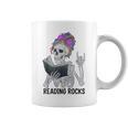 Reading Rocks Literacy Coach Library Books Squad Graphic Print Coffee Mug