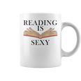 Reading Is Sexy Bookworm Book Lover Reading Is Sexy Graphic Print Coffee Mug