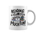 Reading Is Snow Much Fun Winter Bookworm Loves Reading Book Graphic Print Coffee Mug