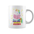 Reading Unicorn Cute Book Lover Bookworm Women Girls Graphic Print Coffee Mug