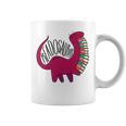 Readosaurus Reading Dinosaur Book Lover Library Studying Graphic Print Coffee Mug