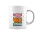 Readsalot Axolotl Reading Kids Book Lover Librarian Premium Tri-Blend Graphic Print Coffee Mug