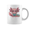 Readsalotl Axolotl Reading Cute Book Lover Bookworm Premium Tri-Blend Graphic Print Coffee Mug