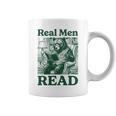 Real Men Read Cute Bear Tea Book Lover Men Boys Reading Premium Tri-Blend Graphic Print Coffee Mug