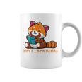 Well Red Panda Shirt Bookworm Reading Books Panda Graphic Print Coffee Mug