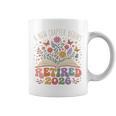 Retired 2026 A New Chapter Begins Floral Book Graphic Print Coffee Mug