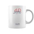 Retro 40th Birthday Guest List Guest Book 40th Birthday Graphic Print Coffee Mug Retro 40th Birthday Guest List Guest Book 40th Birthday Graphic Print Coffee Mug