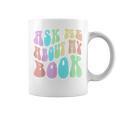 Retro ASK ME About MY BOOK Published Author Event Vibes Graphic Print Coffee Mug