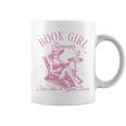 Retro Book Girl Summer Beach Vacation For Book Lover Graphic Print Coffee Mug