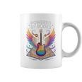Rockstar Powered BY Books Reading Rocks Preschool Teacher Graphic Print Coffee Mug