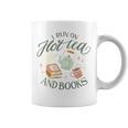 I RUN ON HOT TEA & BOOKS Reader Reading Meme ON BACK Graphic Print Coffee Mug I RUN ON HOT TEA & BOOKS Reader Reading Meme ON BACK Graphic Print Coffee Mug