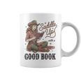 Saddle Up With A Good Book Western Reading Graphic Print Coffee Mug