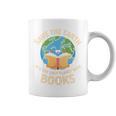 Save Earth It's Only Planet With Books Reader Earth Day Graphic Print Coffee Mug