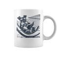Schnauzer Hammock Reading Book Schnauzer Glasses Graphic Print Coffee Mug