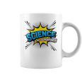 Science Is My Superpower Comic Book Style Graphic Print Coffee Mug