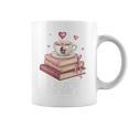 Smells Like She's Reading Smut Again Smutty Books And Coffee Premium Tri-Blend Graphic Print Coffee Mug