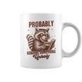 Smut Book Reader Racoon Probably Reading Something Unholy Graphic Print Coffee Mug