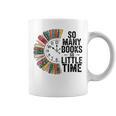 So Many Books Little Time Retro Bookish Book Lover Graphic Print Coffee Mug So Many Books Little Time Retro Bookish Book Lover Graphic Print Coffee Mug