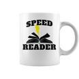 Speed Reader Book Lover Reading Graphic Print Coffee Mug