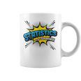 Statistics Is My Superpower Comic Book Style Graphic Print Coffee Mug