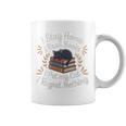 I Stay Home I Read Books I Pet My Cat I Regret Nothing Premium Tri-Blend Graphic Print Coffee Mug