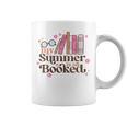 My Summer Is All Booked Retro Summer Book Lover Womens Girls Graphic Print Coffee Mug