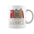 Support Banned Books Freedom I'm With The Banned Graphic Print Coffee Mug
