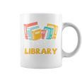 Support Your Local Library Vintage Book Lover Graphic Print Coffee Mug