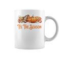 Tis The Season Fall Reading Books Football Pumpkin Apple Pie Graphic Print Coffee Mug