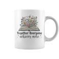 Together Everyone Achieves More Floral Book Reading Team Graphic Print Coffee Mug