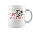 Never Underestimate Power Of Girl With Book Bookworm Women Graphic Print Coffee Mug