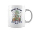 Unearth a Story Triceratops Dinosaur Reading Books Cute Dino Graphic Print Coffee Mug Unearth a Story Triceratops Dinosaur Reading Books Cute Dino Graphic Print Coffee Mug