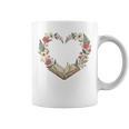 Vintage Book Lover Valentine Heart Premium Tri-Blend Graphic Print Coffee Mug