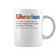 Vintage Librarian Definition Keeper Of Books Back To School Graphic Print Coffee Mug