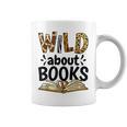 Wild About Books Booklover & Bibliophile Graphic Print Coffee Mug