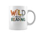 Wild About Reading Library Day Reading Books And Bookworm Graphic Print Coffee Mug Wild About Reading Library Day Reading Books And Bookworm Graphic Print Coffee Mug