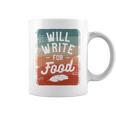 Will Write For Food Author Book Writer Graphic Print Coffee Mug Will Write For Food Author Book Writer Graphic Print Coffee Mug