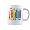 Women Book Flower Fight For Those Without Your Privilege Graphic Print Coffee Mug