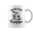 Women's Book Girl Summer Reading Duck Retro Beach Vacation Bookworm Graphic Print Coffee Mug Women's Book Girl Summer Reading Duck Retro Beach Vacation Bookworm Graphic Print Coffee Mug